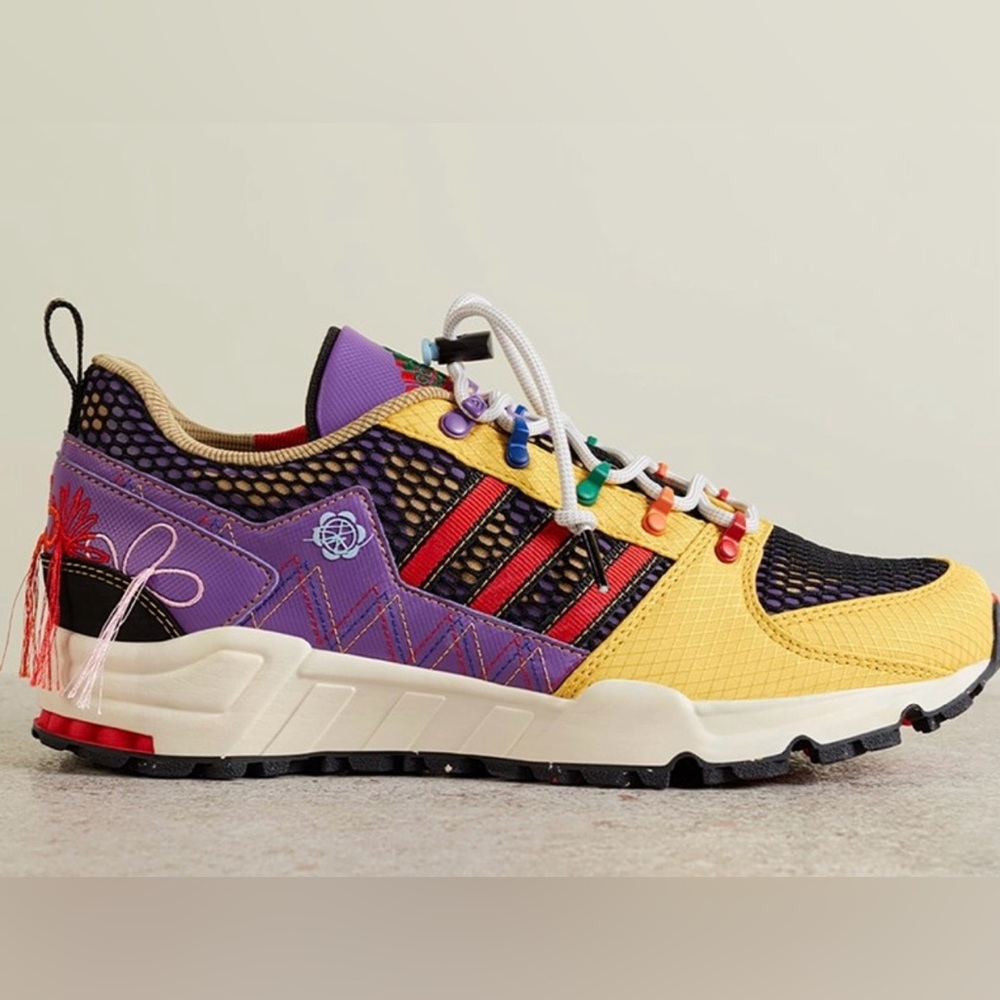 ADIDAS EQT Support 93 Sean Wotherspoon Men's 6 BOLD GOLD/RED/ACTIVE PURPLE